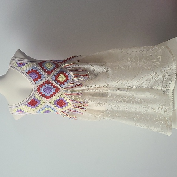 Refashioned Vintage Crochet Lace Dress ♻️ - Picture 7 of 8